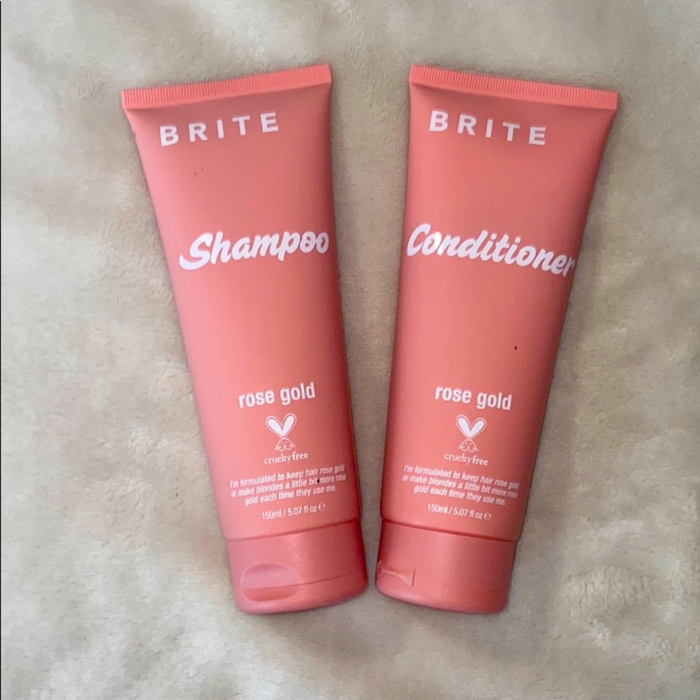 Brite Shampoo and conditioner (Rose Gold)